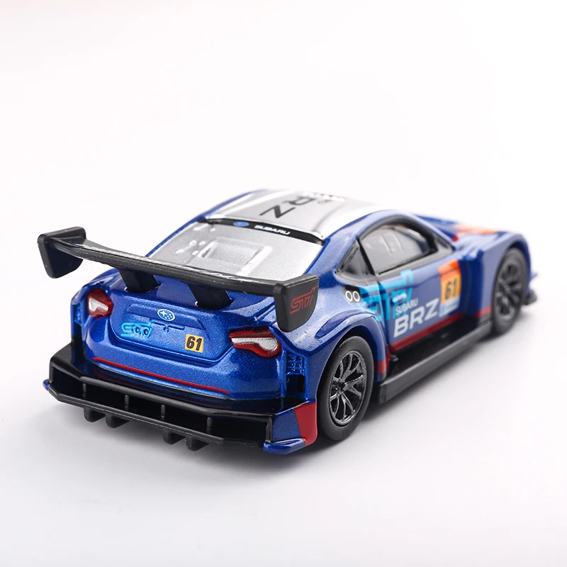 TAKARA TOMY-Voiture de sport Subaru BRZ 18, modèle réduit en alliage moulé sous pression, avec fermeture éclair, idéal comme cadeau d'anniversaire pour un enfant