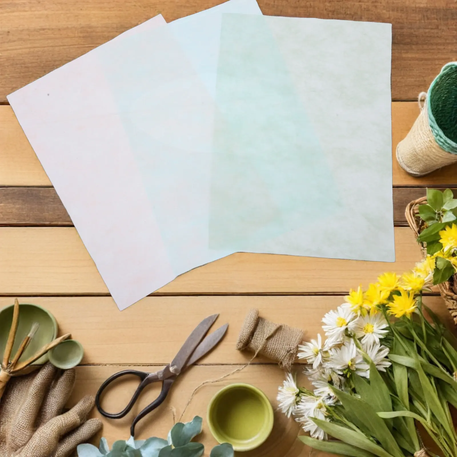 

114Pcs Waterproof Flower Wrapping Paper Milk Cotton Floral Bouquet Craft Paper for Wedding Party DIY Florist Supplies