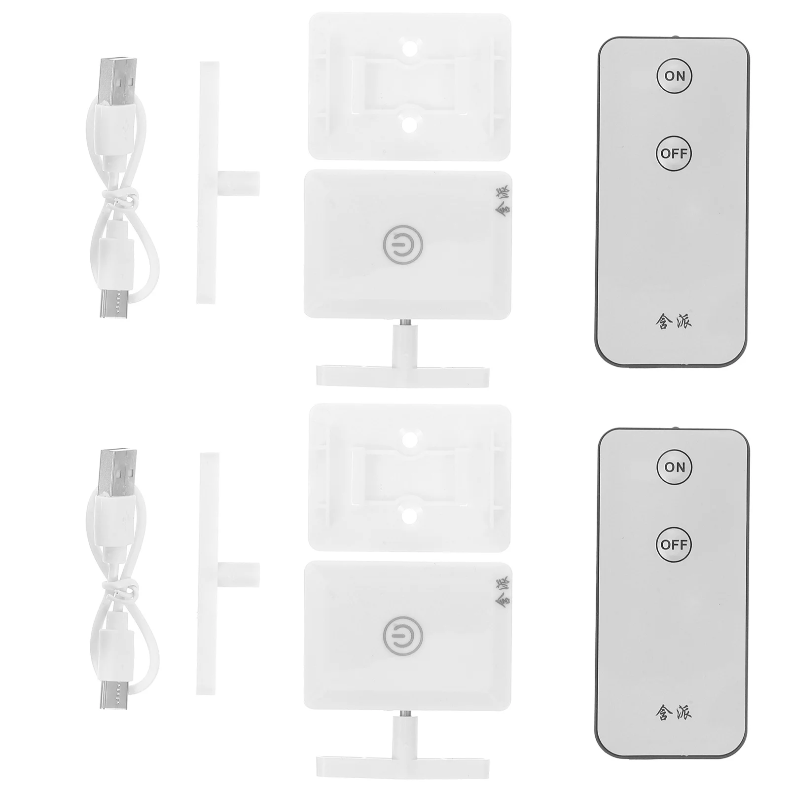

2 set 2 Sets Wireless Light Off Robot Remote Control Button Pusher For Rocker Appliance Controller Home No Wiring