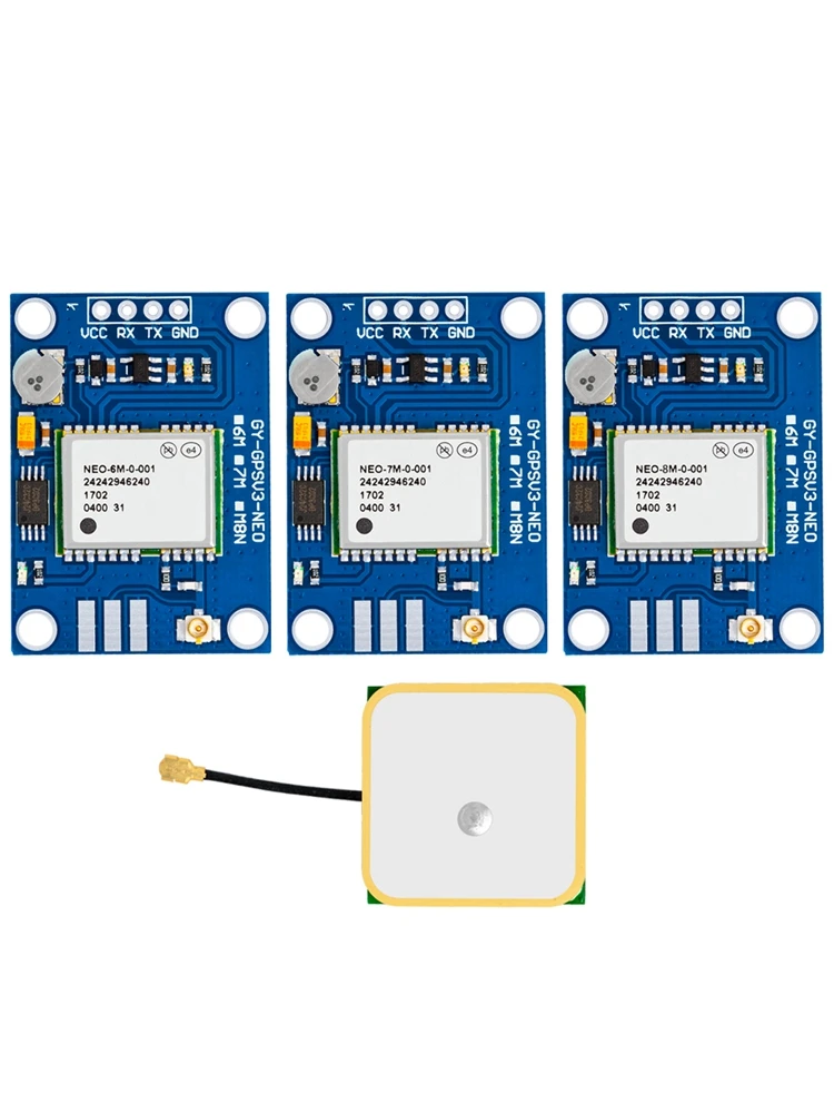 Moduł GPS NEO-M8N/NEO-6M (GY-GPSV3): kompatybilny z kontrolerami APM 1.65/2.56, Pixhawk V2.4.5 i MWC – napięcie operacyjne 3,6 V — zdjęcie produktu 7