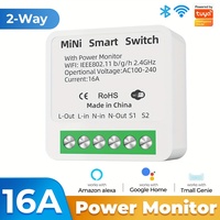 WiFi Smart MINI Tuya Switch N Lwire16A Universal Relay Module Smart Home Wireless Remote Control Switch Smart Life Group Control