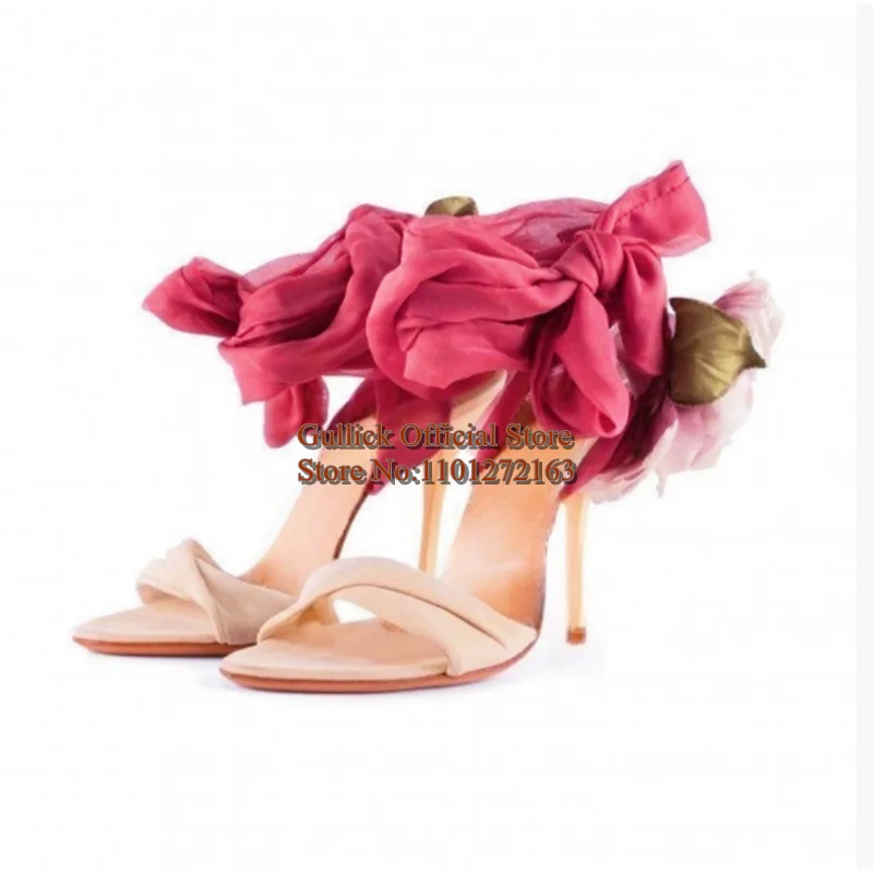 Modern Flower Lace Up Ankle Wr - Summer Cloth ulasan dan harga