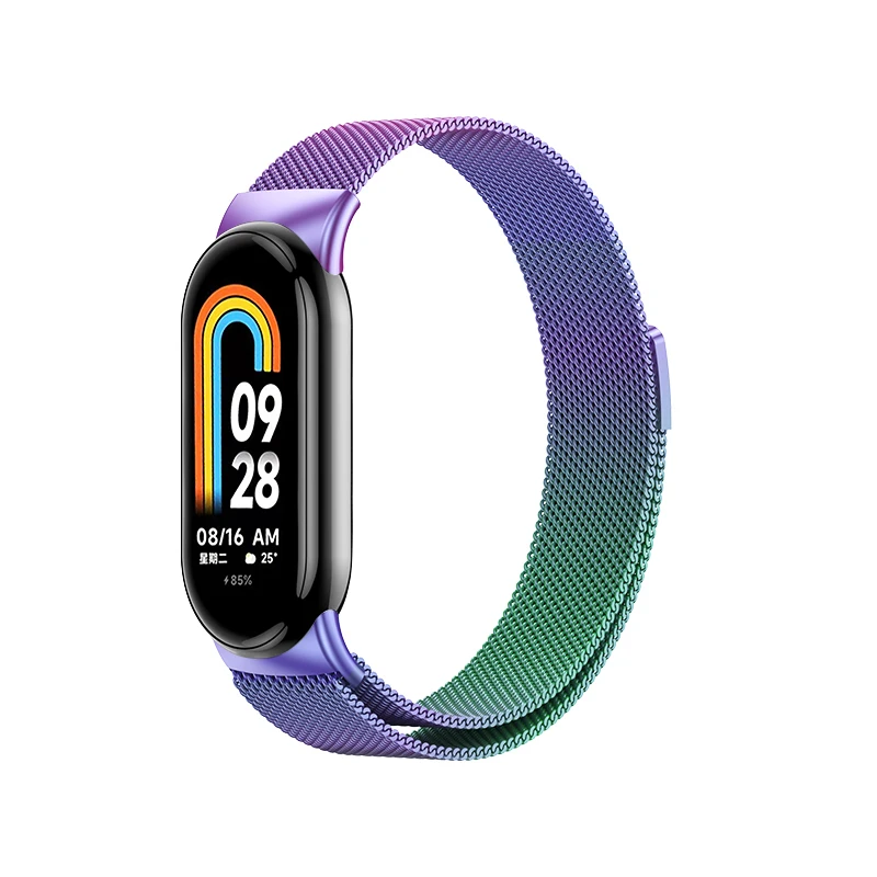 Milanese Strap for Xiaomi Mi Band 8 Wristband Miband 8 NFC Comfortable Bracelet Metal Magnetic Correa Miband 9 Accessories Belt