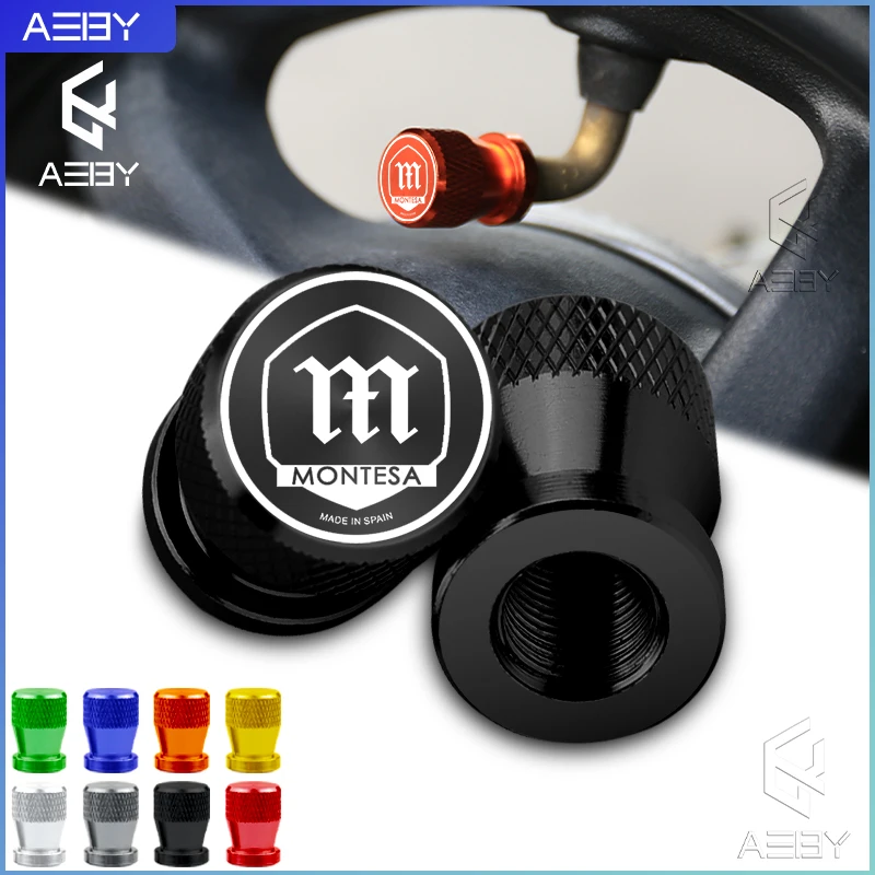 Tapas para vástago de válvula de neumático de motocicleta, cubierta hermética de aluminio CNC para Montesa Cota 4RT 301RR, 2 uds. ‌ 301 RR Accesorios