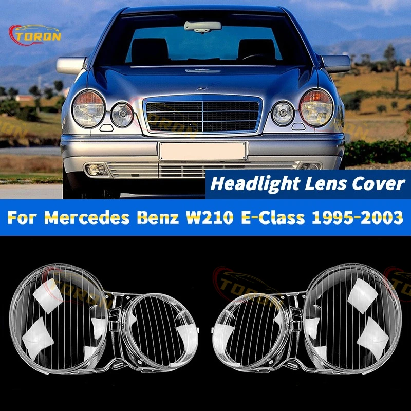 

For Mercedes Benz W210 E-Class 1995-2003 Car Headlight Cover cap Headlamp Shade Head Lamp headlight lamp cover car accessories