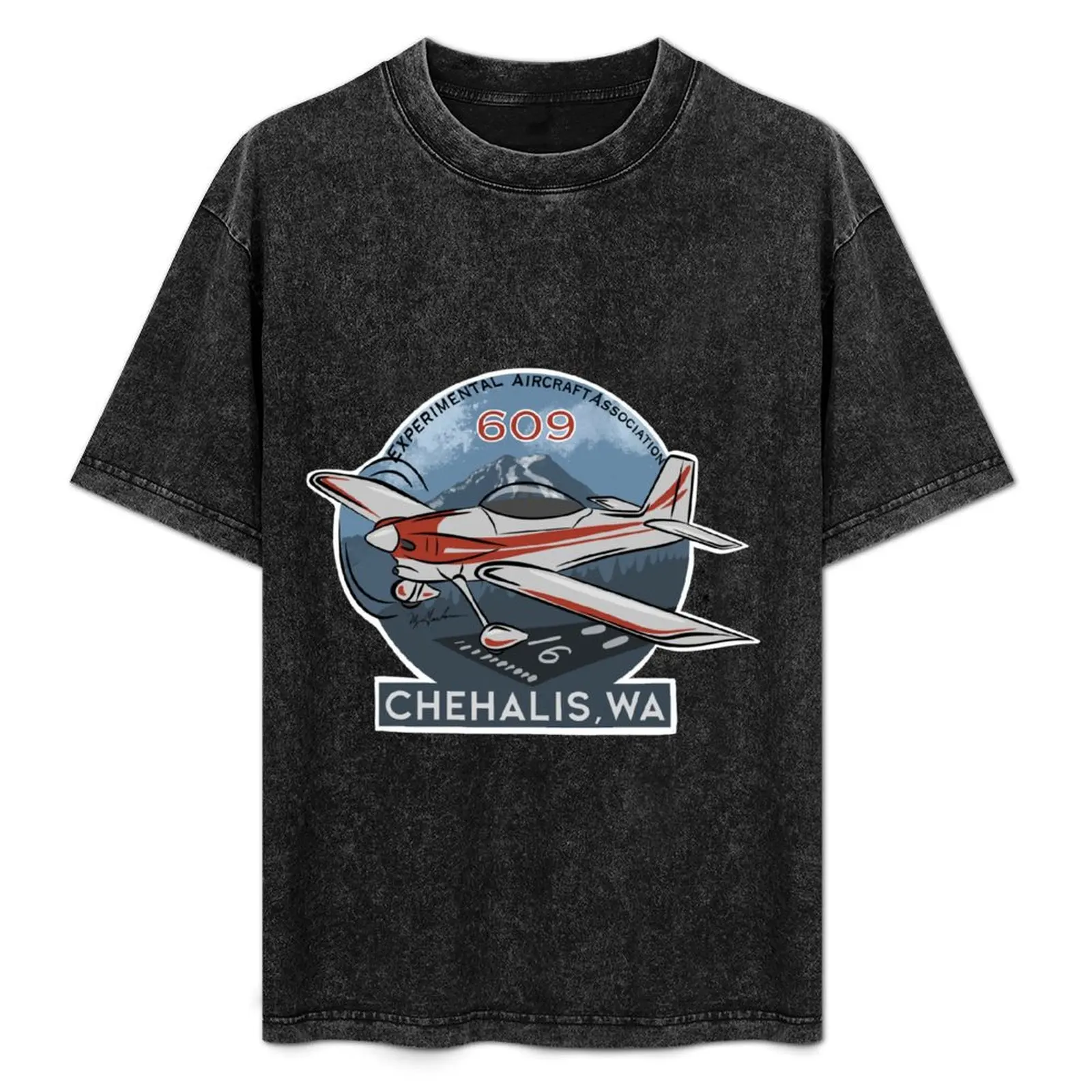 EAA Chapter 609 Chehalis Washington Camiseta con estampado de patrón abstracto