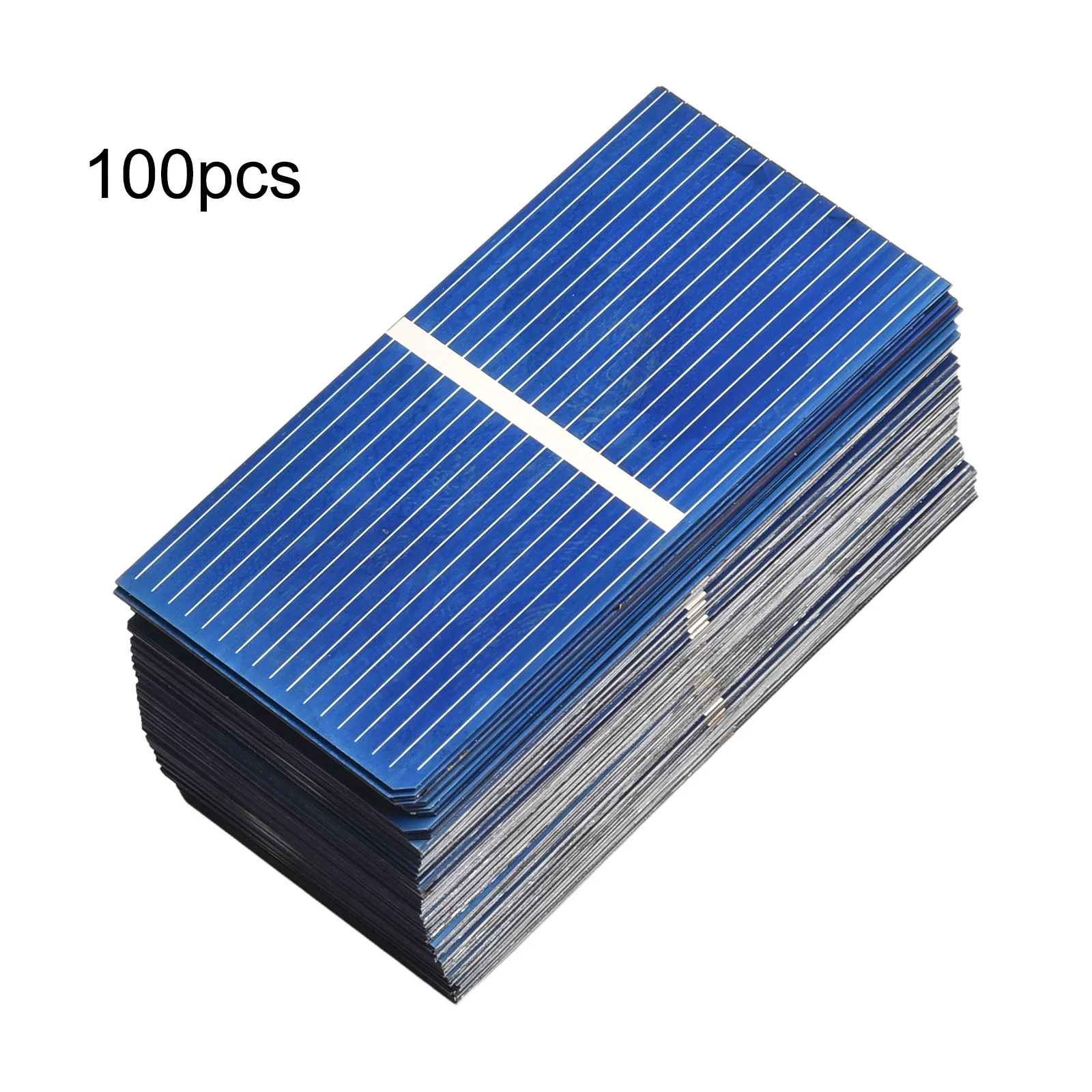 

100pcs 0.5V Mini Solar Cell For Solar Panels 52mmx 26mm Polycrystalline Silicon Solar Power Parts Accessories
