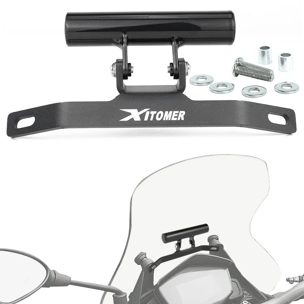 

For Kawasaki Ninja 1000 SX 2017-2024 Z1000SX Ninja1100SX Motorcycle GPS Mount Navigation Bracket Windshield Stand Phone Holder