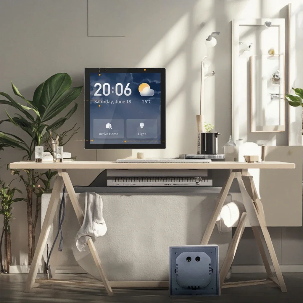 

4-Inch Full Touchscreen Smart Home Linux Box With Alexa Voice Smart Control Panel EU Tuya App