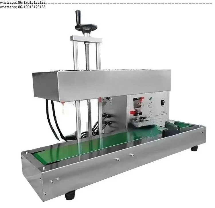 Fully automatic continuous electromagnetic induction sealing machine, aluminum foil bottle cap sealing machine, 220V