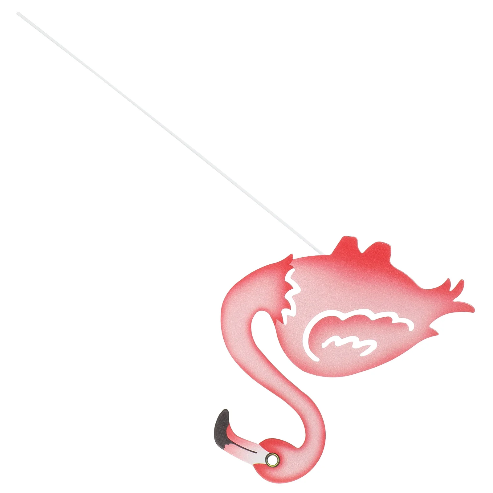 

Iron Flamingo Garden Stake Decor For Outdoor Yard Lawn Ornament Farmhouse Rustic Style Ground Inserted Flamingo Patio Stake