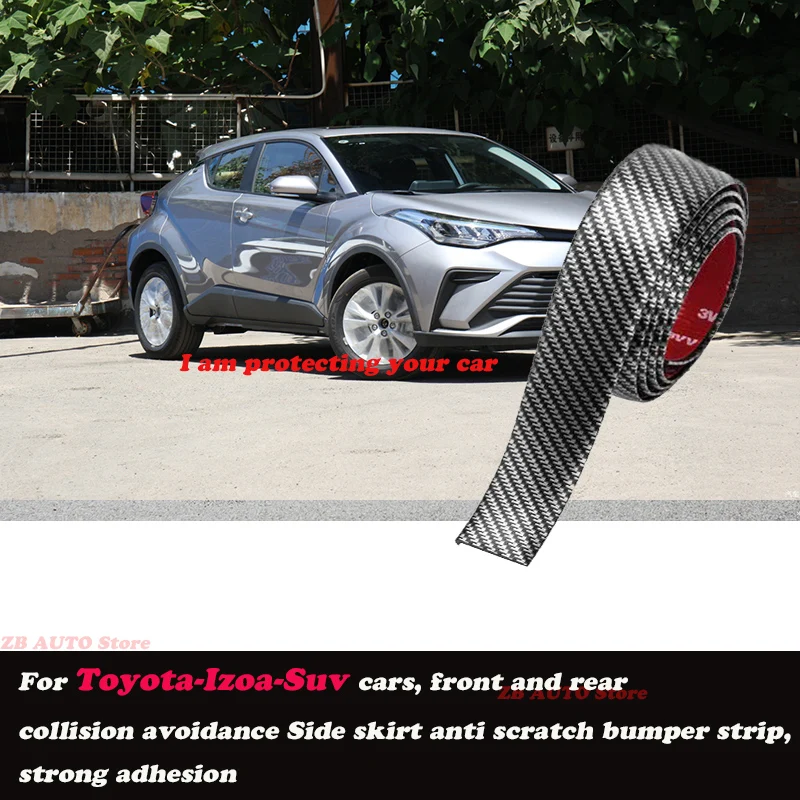 

Strong adhesive bumper strip, front and rear lip side skirts, collision and scratch resistant suitable For Toyota Izoa Suv