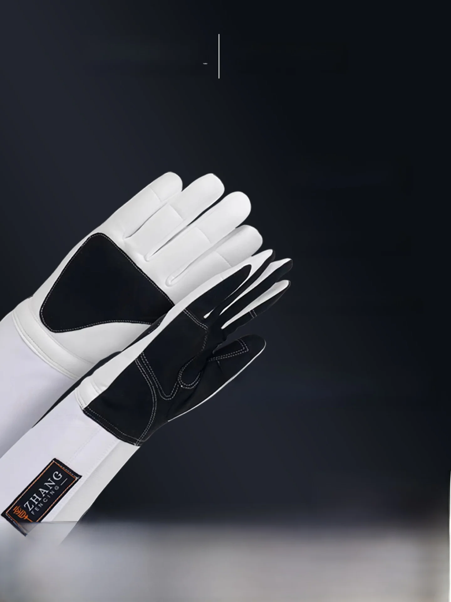 double-line-fencing-gloves-anti-slip-heavy-sword-equipment-for-adults-and-children-competition-practice-martial-arts-supplies