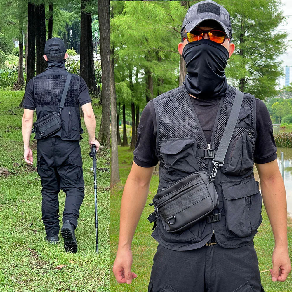 في الهواء الطلق متعددة الوظائف خفيفة الوزن حزمة الهاتف المحمول الصغيرة التنقل الكتف رسول الخصر ركوب الدراجات حقيبة للحمل الوظيفية