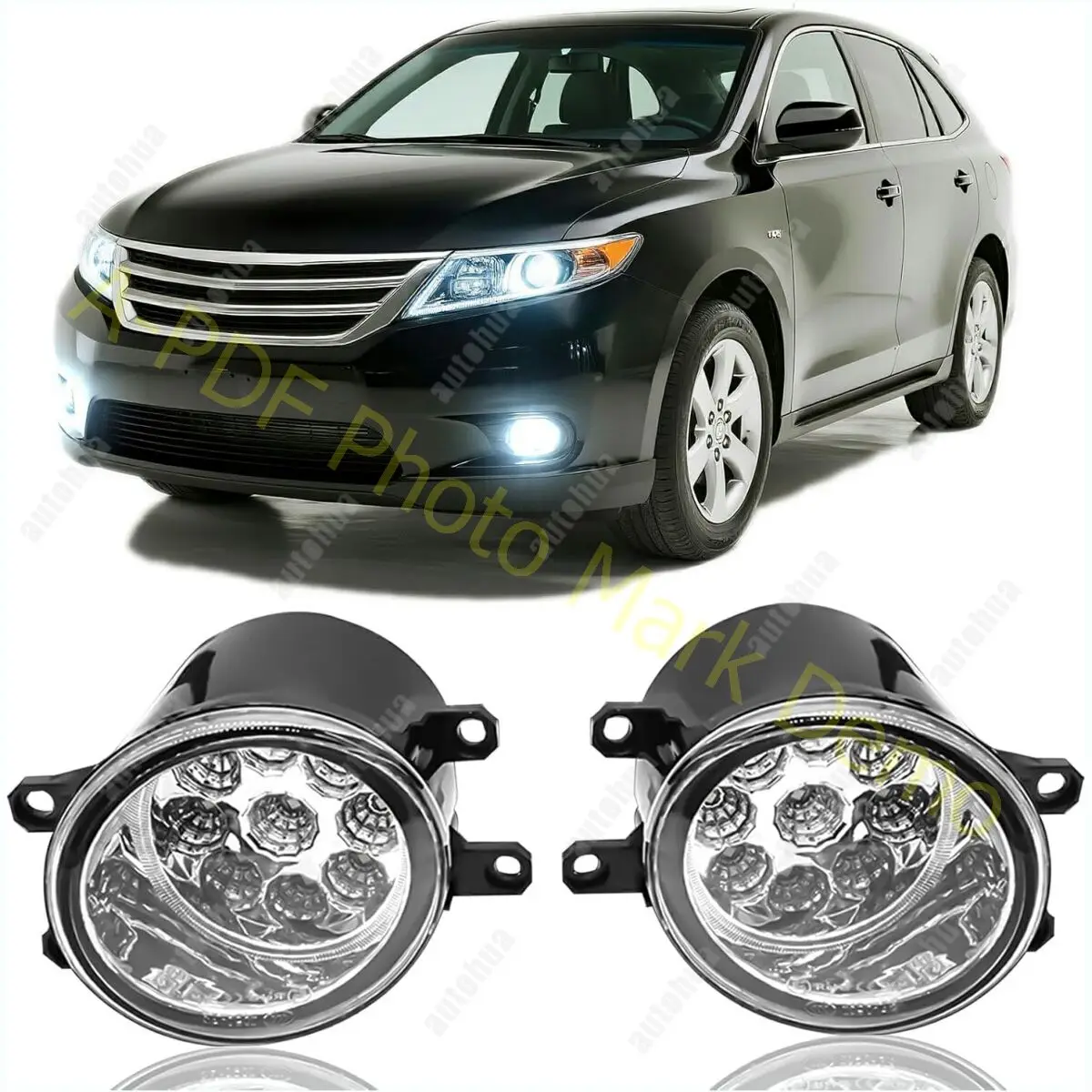 

LED Fog Light For TOYOTA Venza 2009-2015 Replacement Front Bumper Lamp,6000k White,Pack of 2