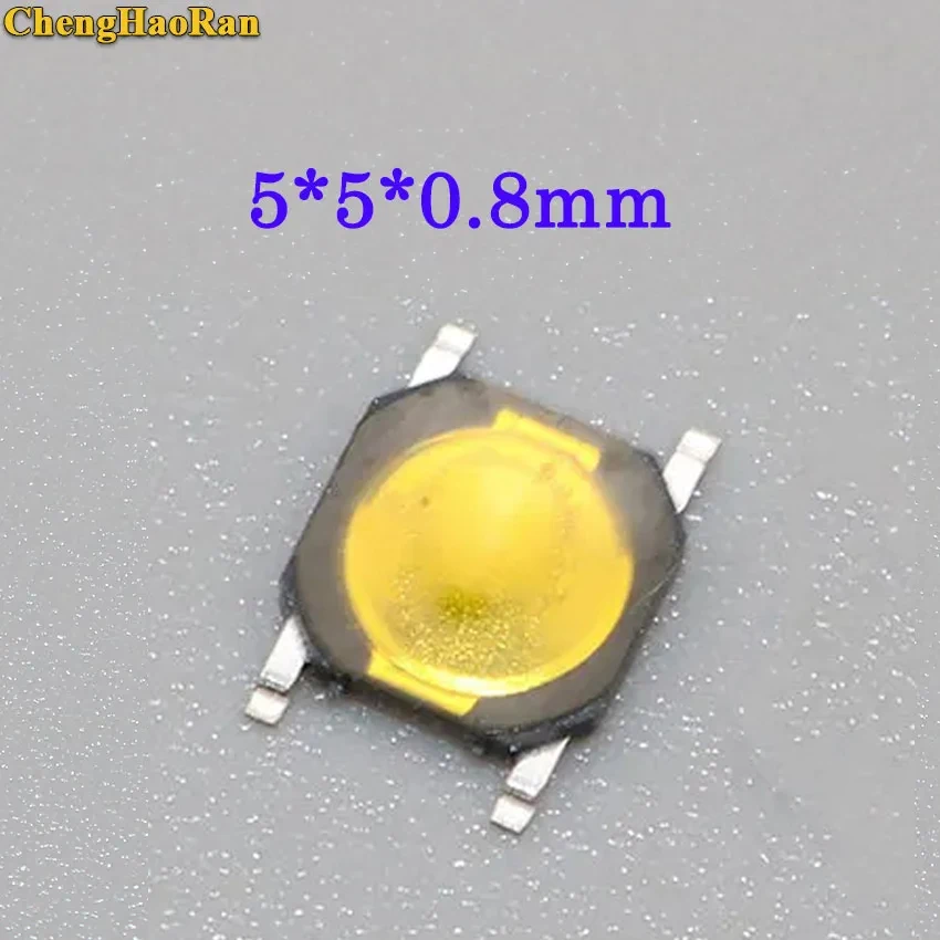 ChengHaoRan 5-20pcs metal dome 5*5*0.8mm thin film touch switch 4 feet foot patch micro button switch 5*5*0.8 mm