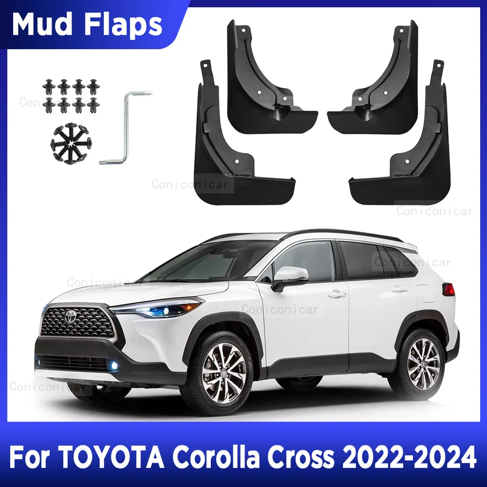 Spatlappen voor Toyota Corolla Cross 2020 spatschermen