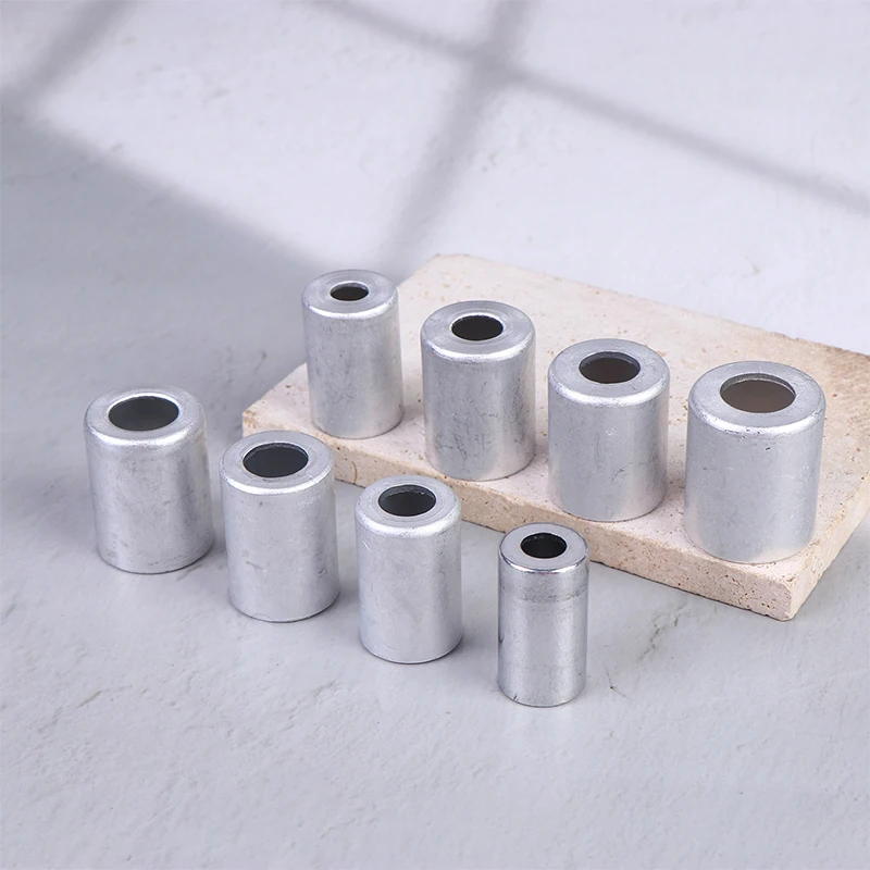 

[YY35]【xxx】10Pcs Aluminum Ferrules Pipe Joint Fitting Sleeve 16mm 20mm 24mm 26mm Hole Dia. Car A/C Hose Crimp Sleeves R12 R134a