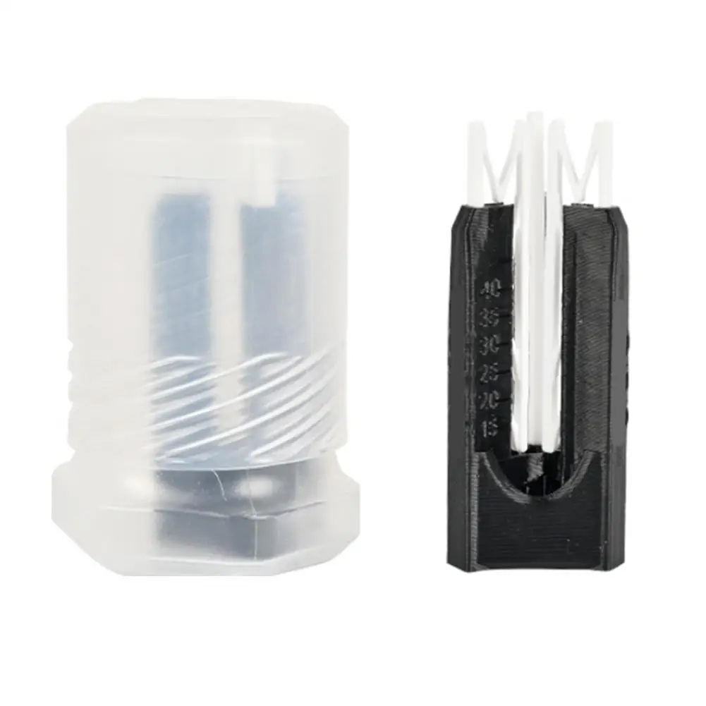 Telescopic Storage Box Fishing Tackle Box Orange White Fletching Tool Matches Varying Shaft Thickness For Arrow Repair