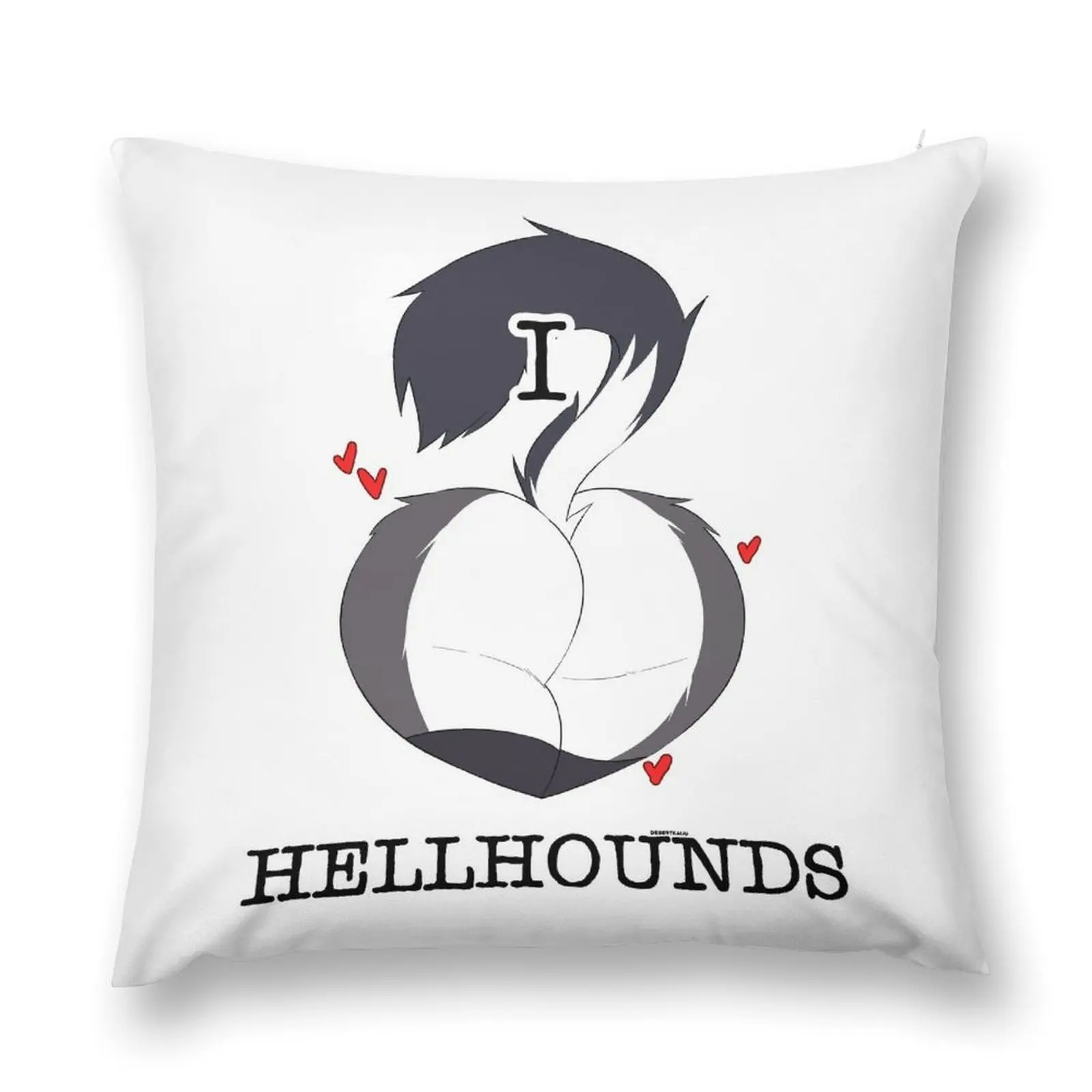 

I HEART HELLHOUNDS - LOONA BUTT Throw Pillow sleeping pillows luxury decor pillow pillowcase christmas decorations 2025 pillow