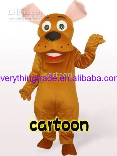 Costume de mascotte de dessin animé de chien marron mignon en mousse pour adultes, robe de paupières de Noël en peluche, costume d'Halloween, offre spéciale, nouveau