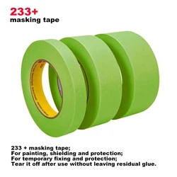 233+ Scotch Performance Green Masking Tape Automobile Decoration Spray Paint Cover Temporary Protective 12mm/36mm/48mm*55 1 Roll