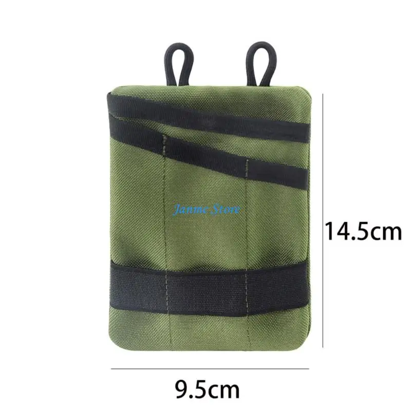 LX0C Small Wallet Key Card Holder Small Travel Waist Bag Camping