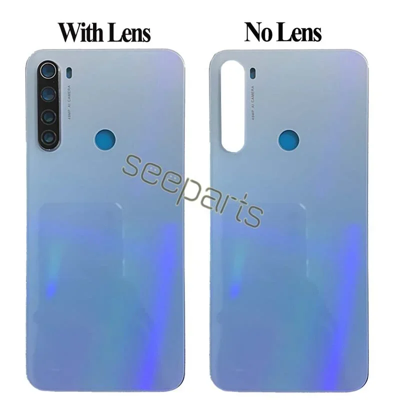 New For Xiaomi Redmi Note 8 Pro Battery Cover Back Glass Panel Rear Housing Case For Redmi Note 8 Pro Back Battery Cover Door