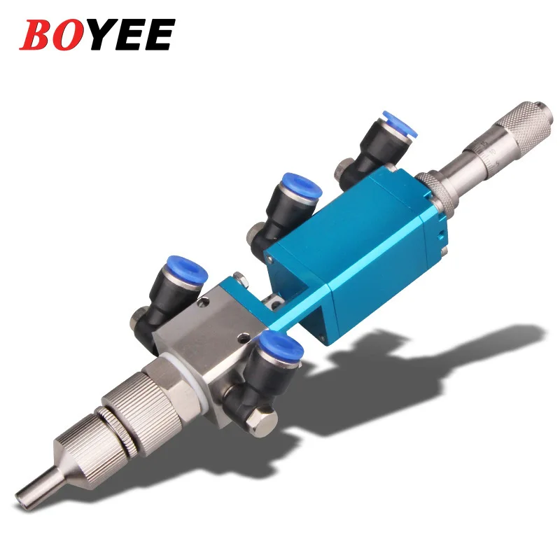 Atomizing dispensing valve liquid spot spray valve  precise uv glue dispensing valve Dispensing nozzle