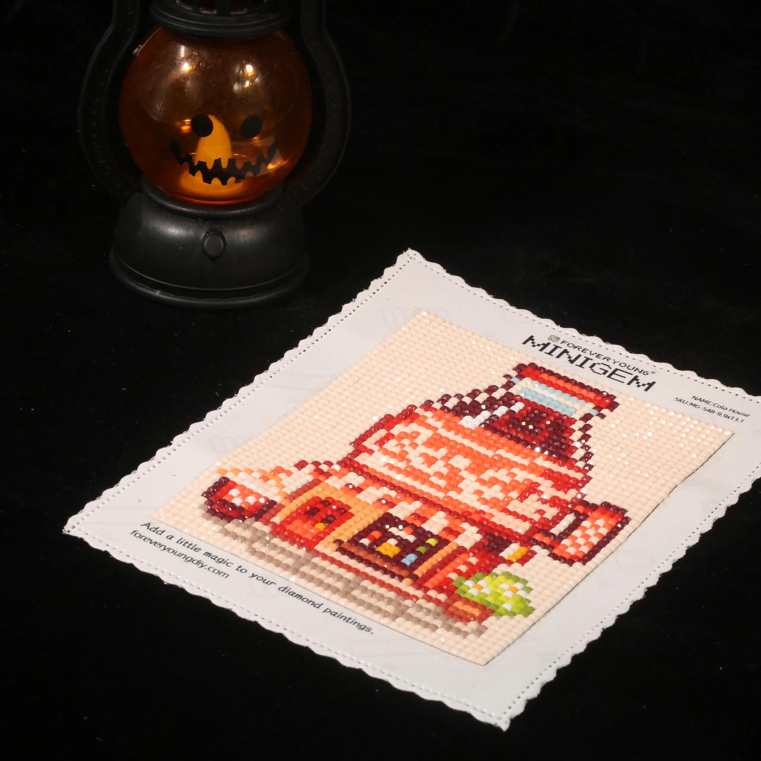 Minigem ® : Cola House 4 "x 5" 5D DIY Resina Quadrado Kit de Pintura Diamante - Mosaico Quirky com Tema de Bebidas para Decoração de Casa e Presentes