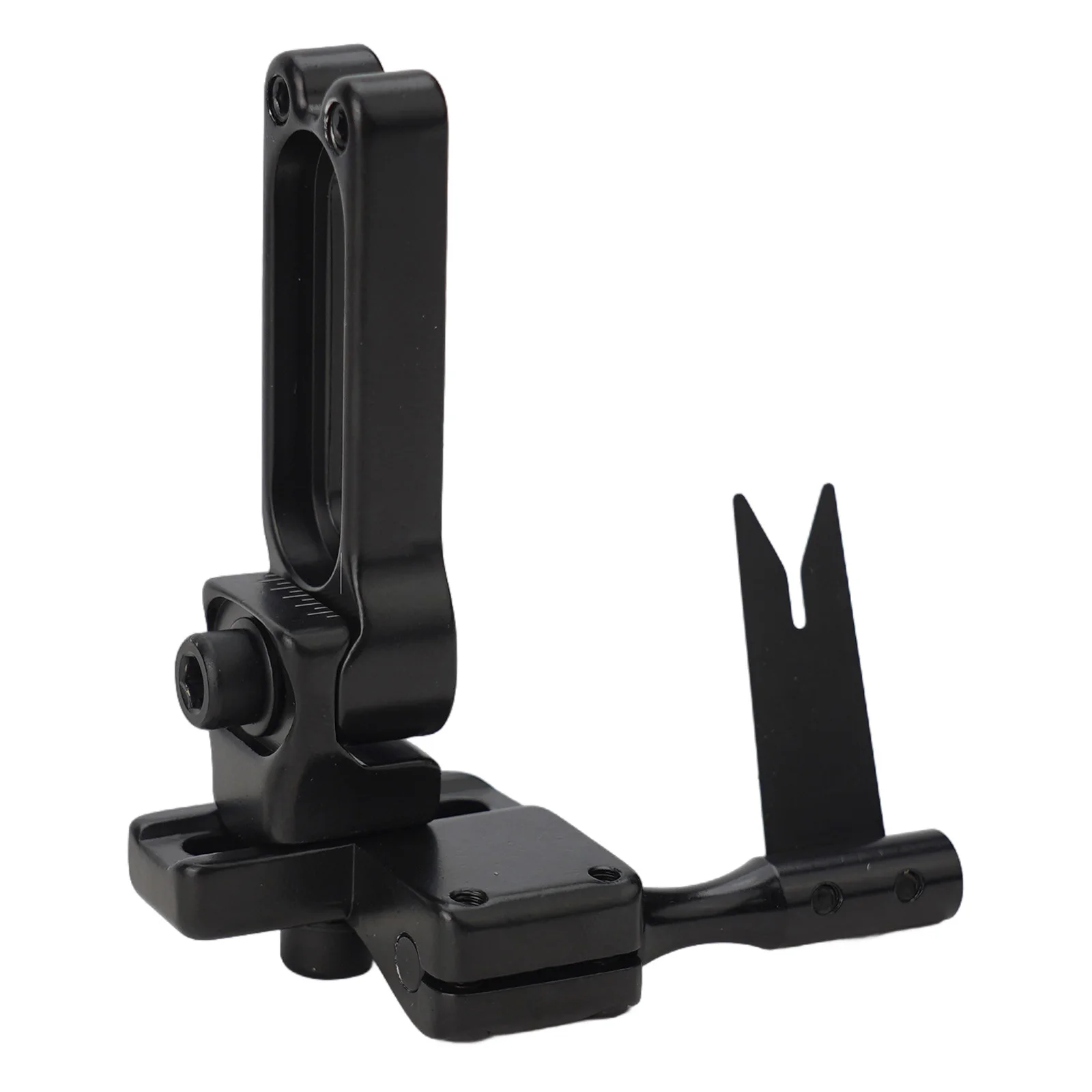 Mocna podkładka pod strzałę stalowa płyta 7*6,5*1,8 cm stop aluminium przezroczysta skala z kluczem różne rozmiary wały strzałek