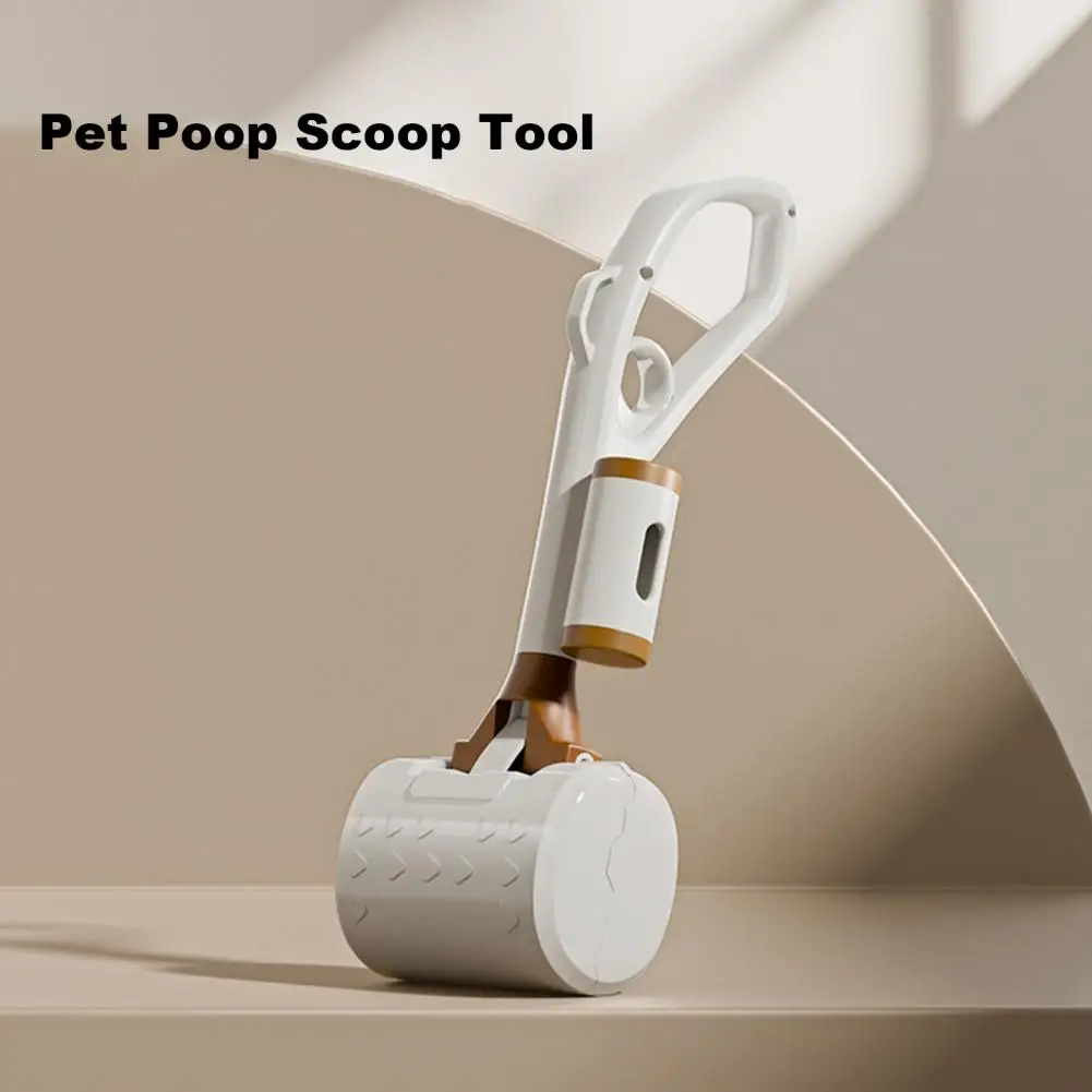 Pet Remover Odorless Pet Poop Collector for Dogs Cats Capacity Poop Grabber with Bag Attachment Ideal for Dog Breeds Trash Bag