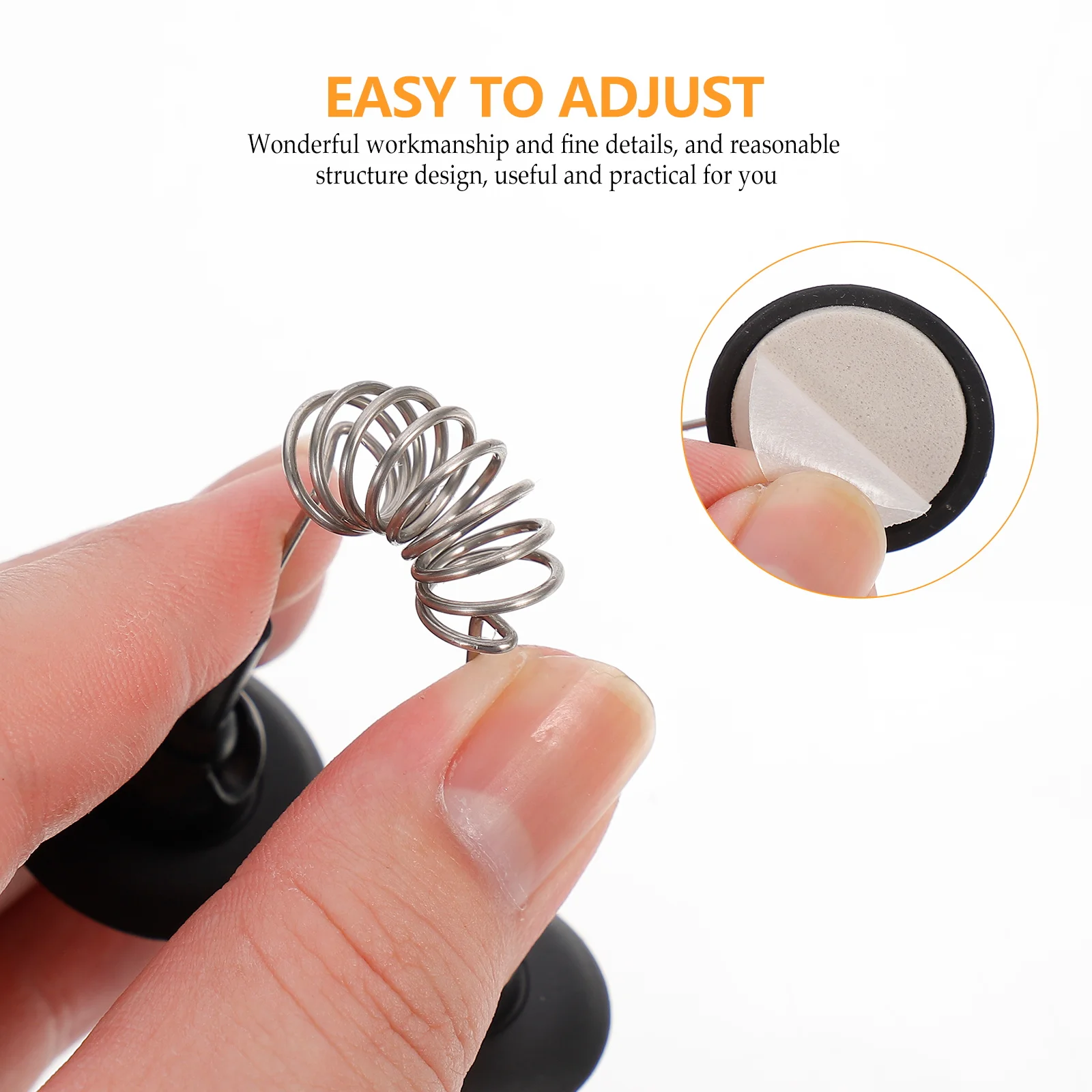 

6pcs Double Head Swivel Clips Premium Material Not Easy To Bend Perfect For Shop Retail Store Supermarket Advertising Price Tag