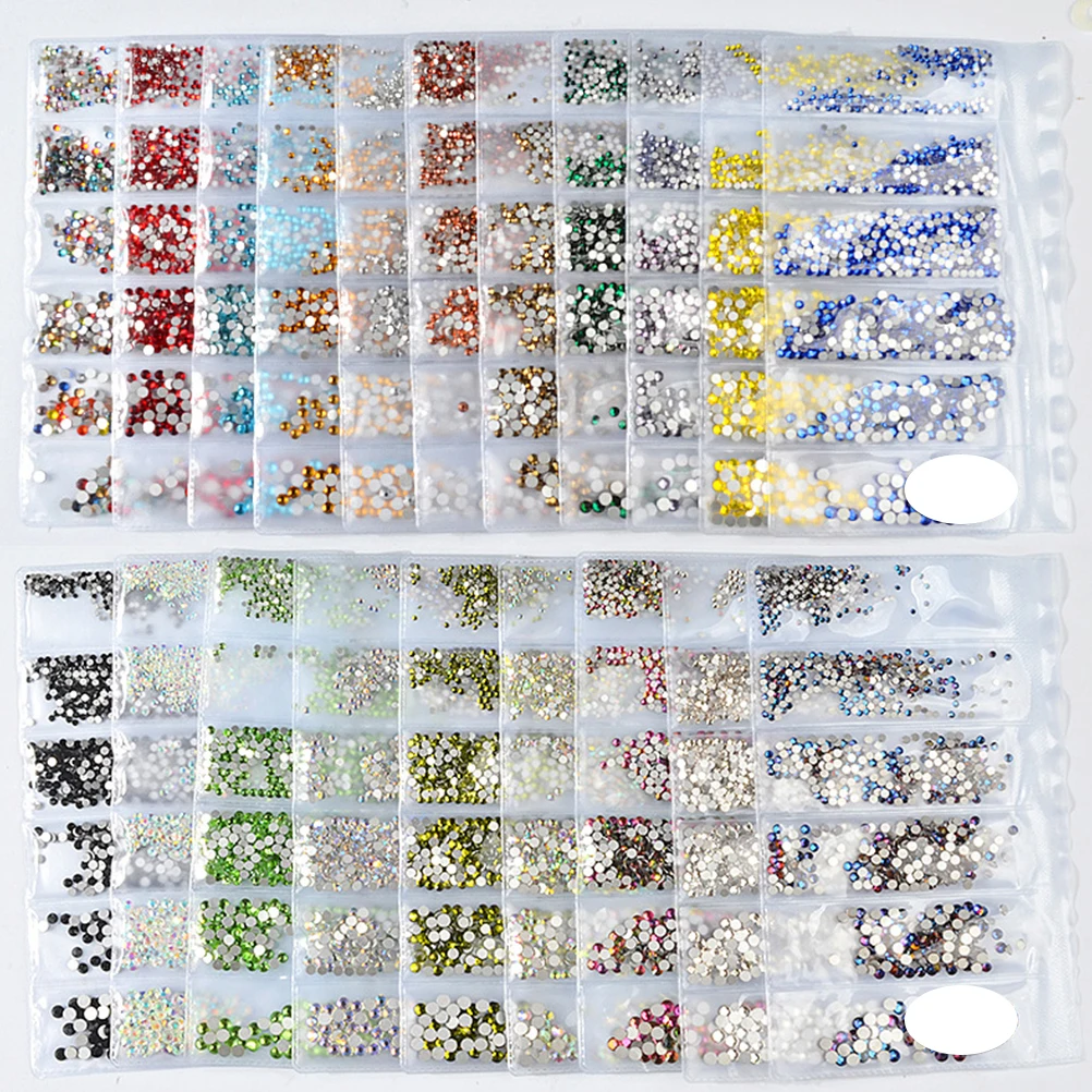 

1364 Pcs Rhinestone Nail Art Accessories Gems Stones for Nails Rhinestones Crystals Decoration Charm Manicures