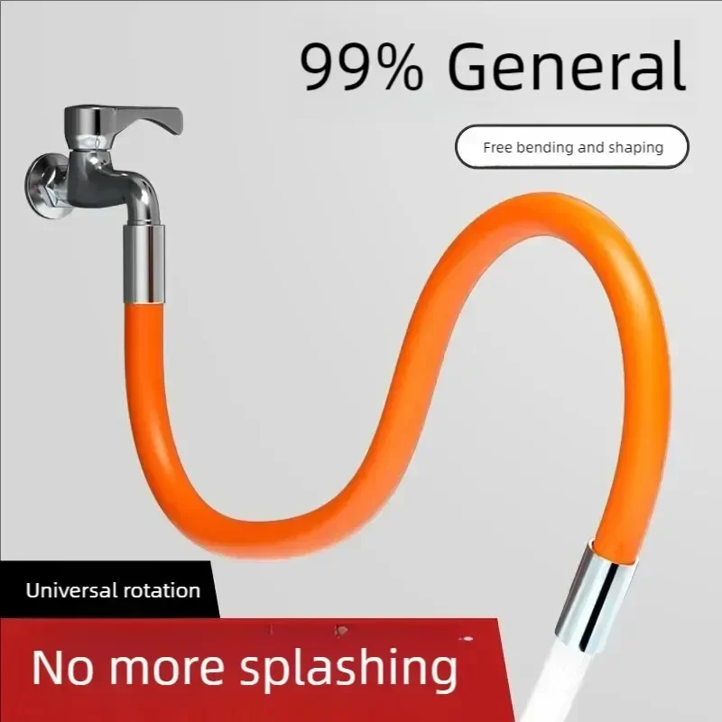 1pc Water Faucet Extension Pipe, Universal Extended Water Pipe, Anti-Splash Extension Pipe