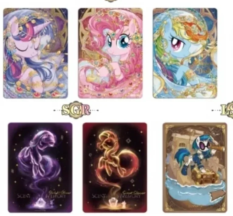 KAYOU My Little Pony Trading Cards Friendship Eternal Shining Moon Vol 13 Cartoon Collectible Cards Kids Toy Birthday Gift