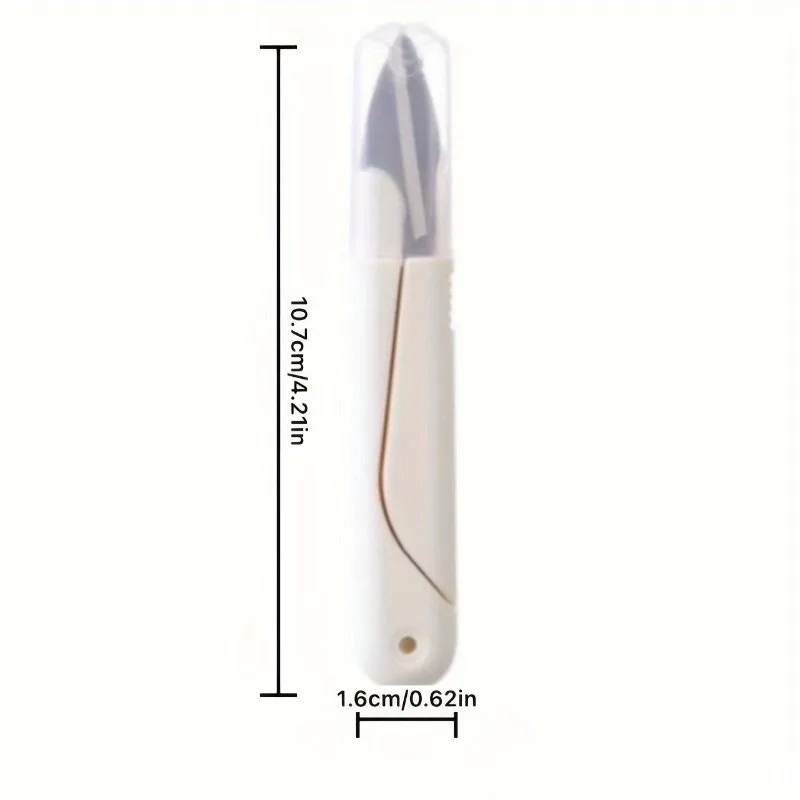 U-Shaped Scissors Set，Sharp Durable Craft Scissors with Cover, Multi-Use for Office/DIY/Stationery, Safe & Convenient