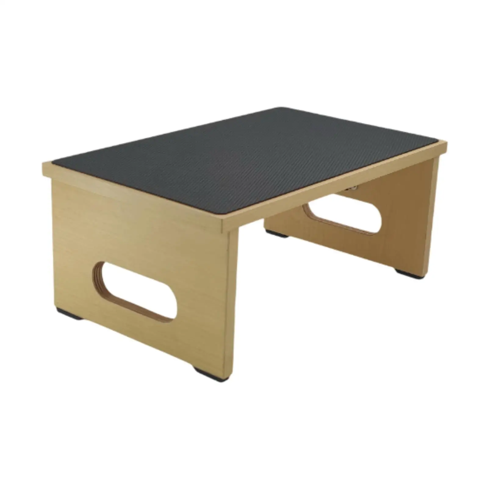 

Step Stool Folding with 265lbs Capacity Footstool Non Slip Surface Bed Step Wooden for Bedroom Bedside Kids Adults