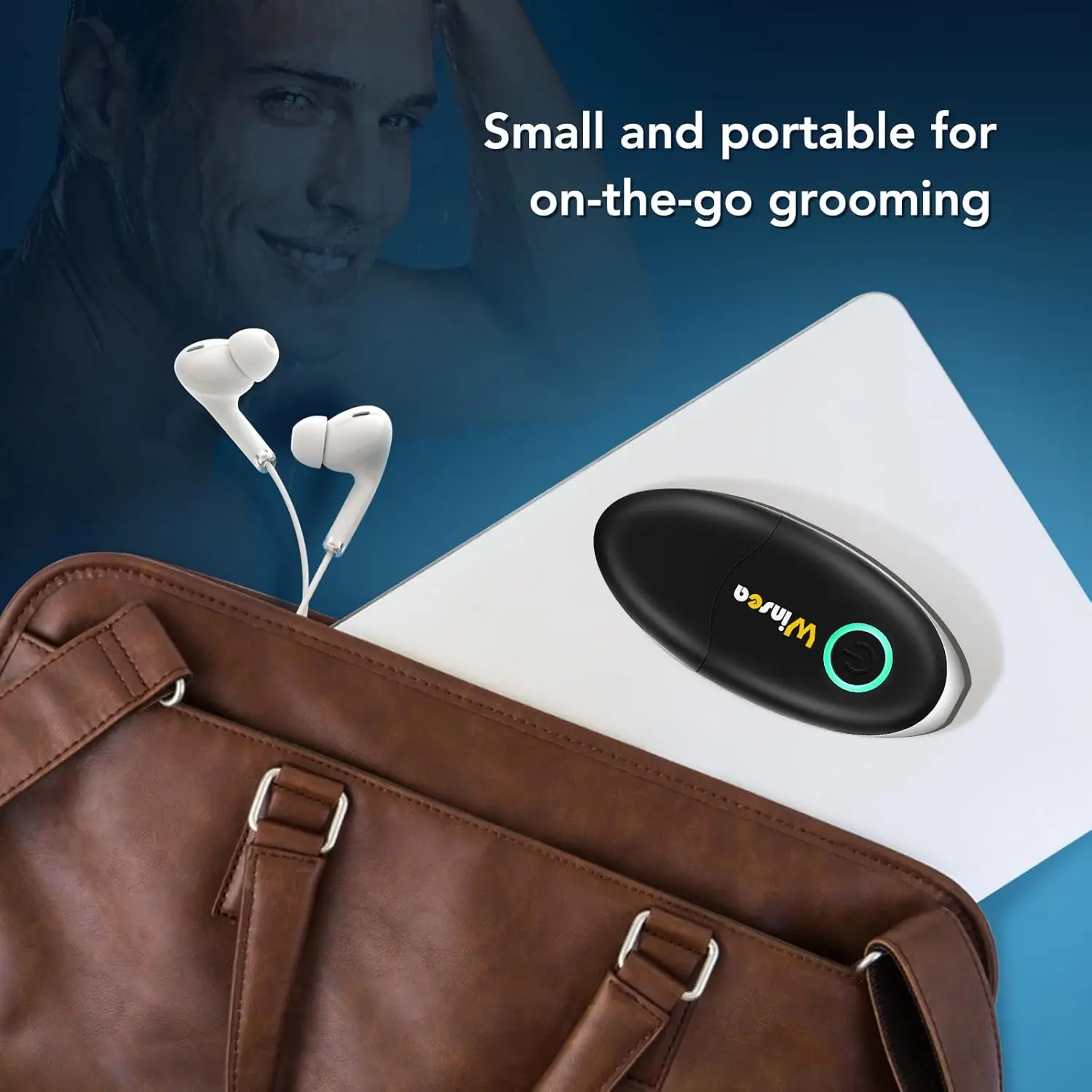 ماكينة تشذيب شعر الأذن والأنف قابلة لإعادة الشحن عبر USB - محمولة ومقاومة للماء وهادئة وآمنة للرجال والنساء