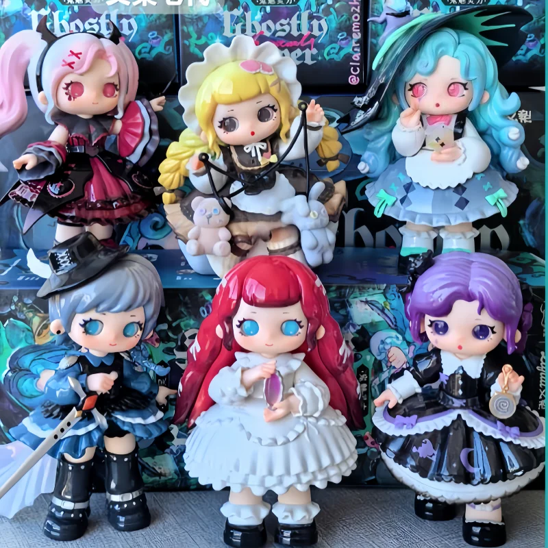 

Новая оригинальная фигурка Ziyuli Youli V7 Ghostly Power Serise, модная фигурка слепых коробок, украшение для рабочего стола, коллекционная модель, подарок на день Святого Валентина