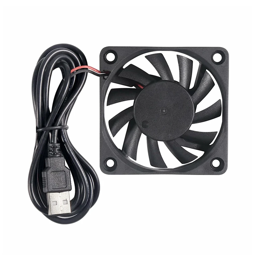 Aokin 60mm x 10mm USB Fan DC 5V Brushless Cooling Fan 6010 Cooling Cooler for PC Computer Case CPU Radiator Cooler Fan