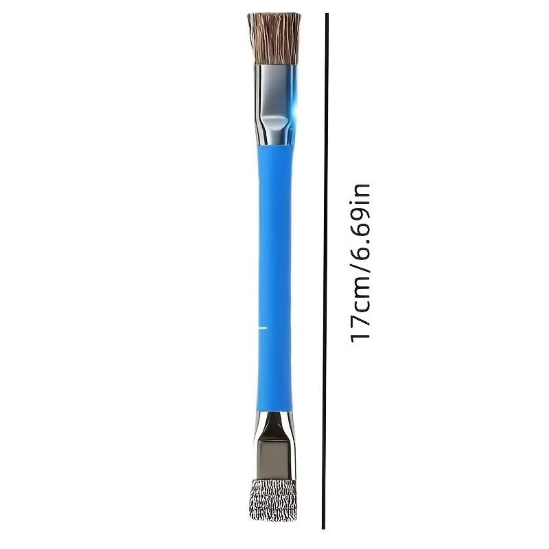 Multifunctional Double-Ended Stainless Steel Cleaning Brush, for Cleaning the Gaps on the Stove Top Mainboard - view 5