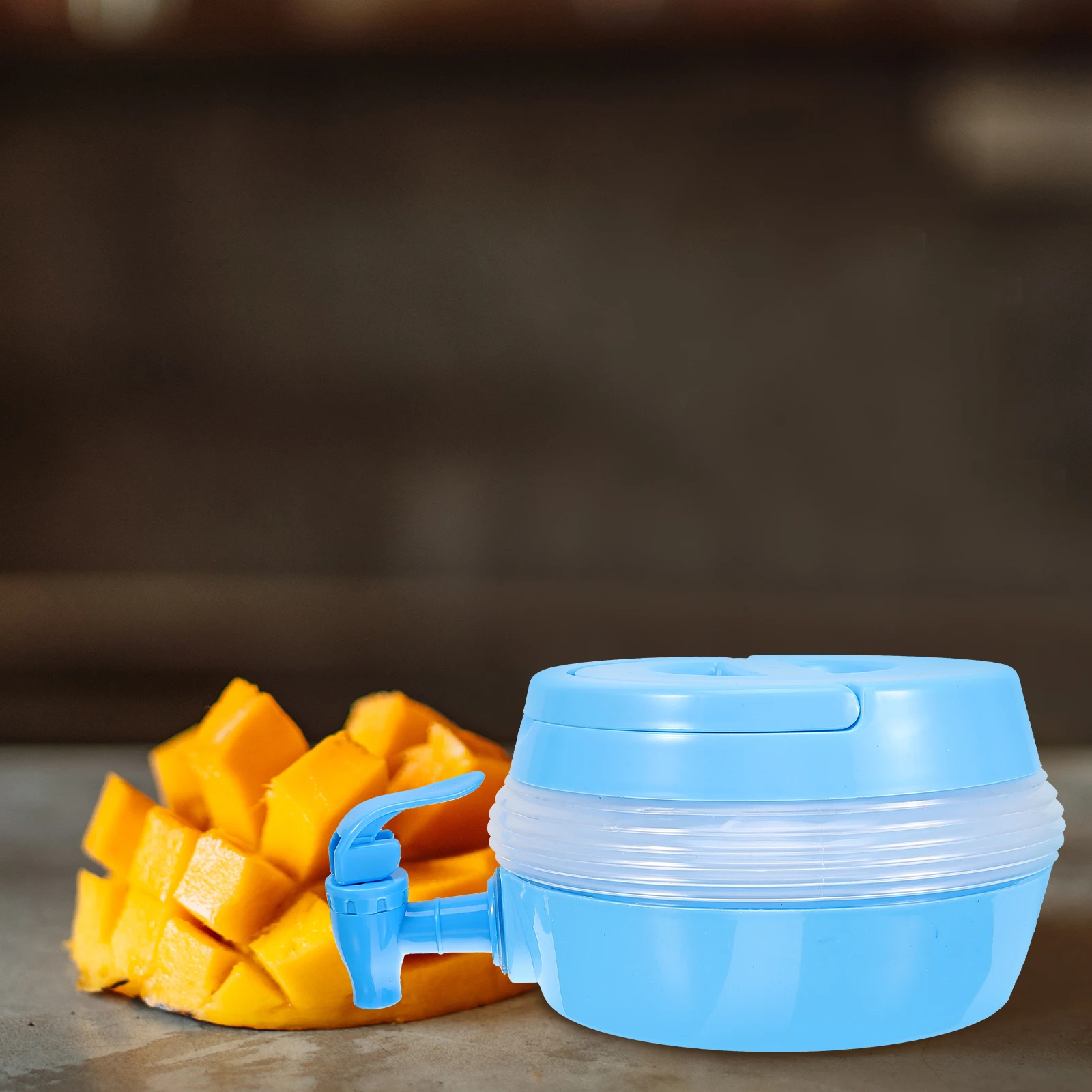 

Foldable Drink Dispenser Portable Water Container for Outdoor Large Capacity Plastic Beverage Dispenser Spigot Base Travel