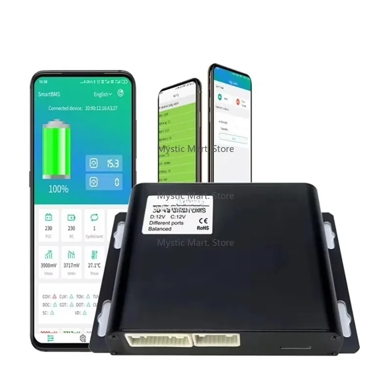 

4S 12V LiFePO4 Smart BMS | RS485 CAN Battery Management System for Solar Energy Storage & Engineering Vehicle