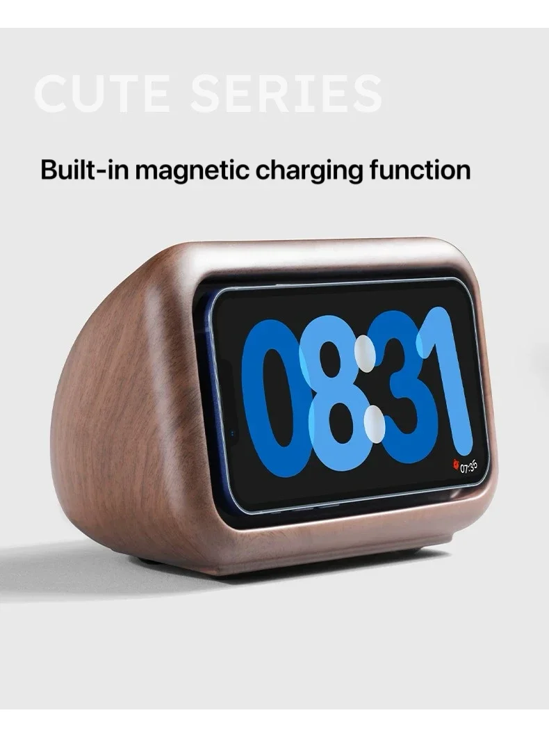 

Suitable for iPhone, magnetic wireless charging phone stand - standby charging desktop base.