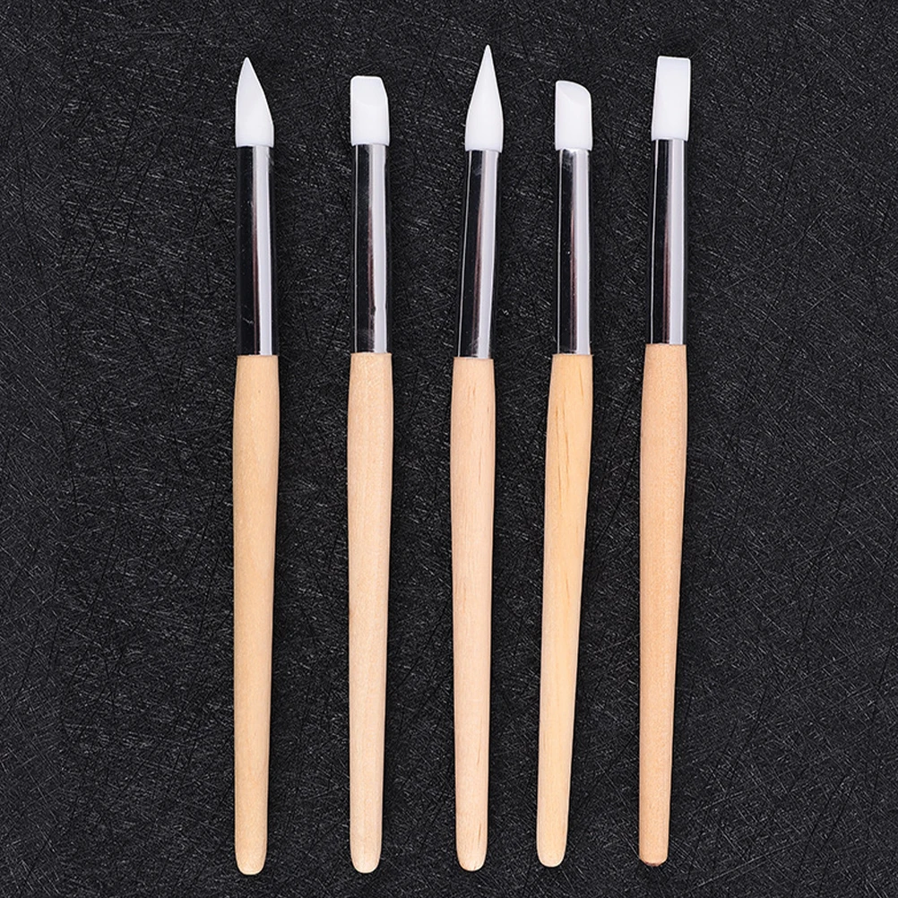 

15pcs Nail Art Brushes Set Reusable Manicure Tools For Nail Design Clay Sculpting Professional Dotting Pens Clay Tools