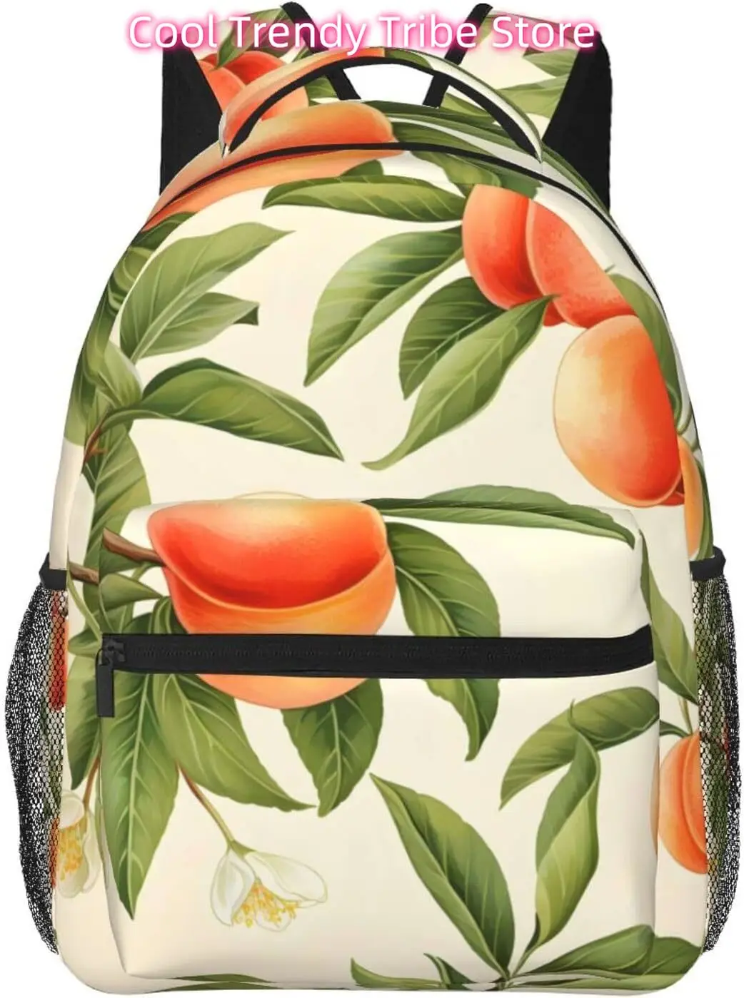

laptop bag back to school Spring Delicious Peach Lightweight Laptop Backpack Lightweight Multipurpose Travel Casual Daypack Unis