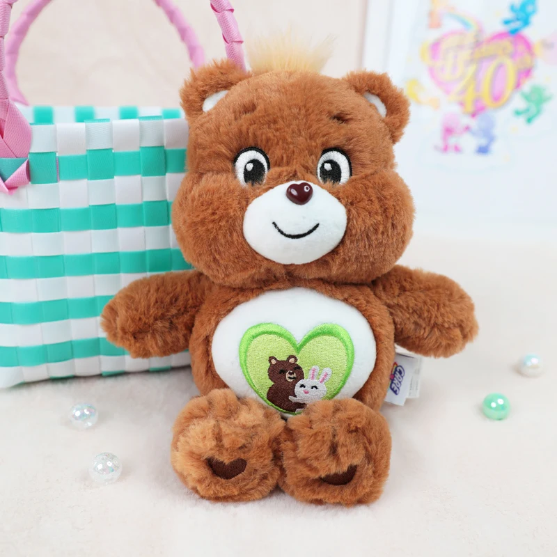 Original Care Bears 22cm Saugnapf-Plüsch-Anhänger Glänzender Liebesbär Cartoon-Puppe Heim- und Bürodekoration Geburtstags- und Feiertagsgeschenk für Mädchen – Detail 25