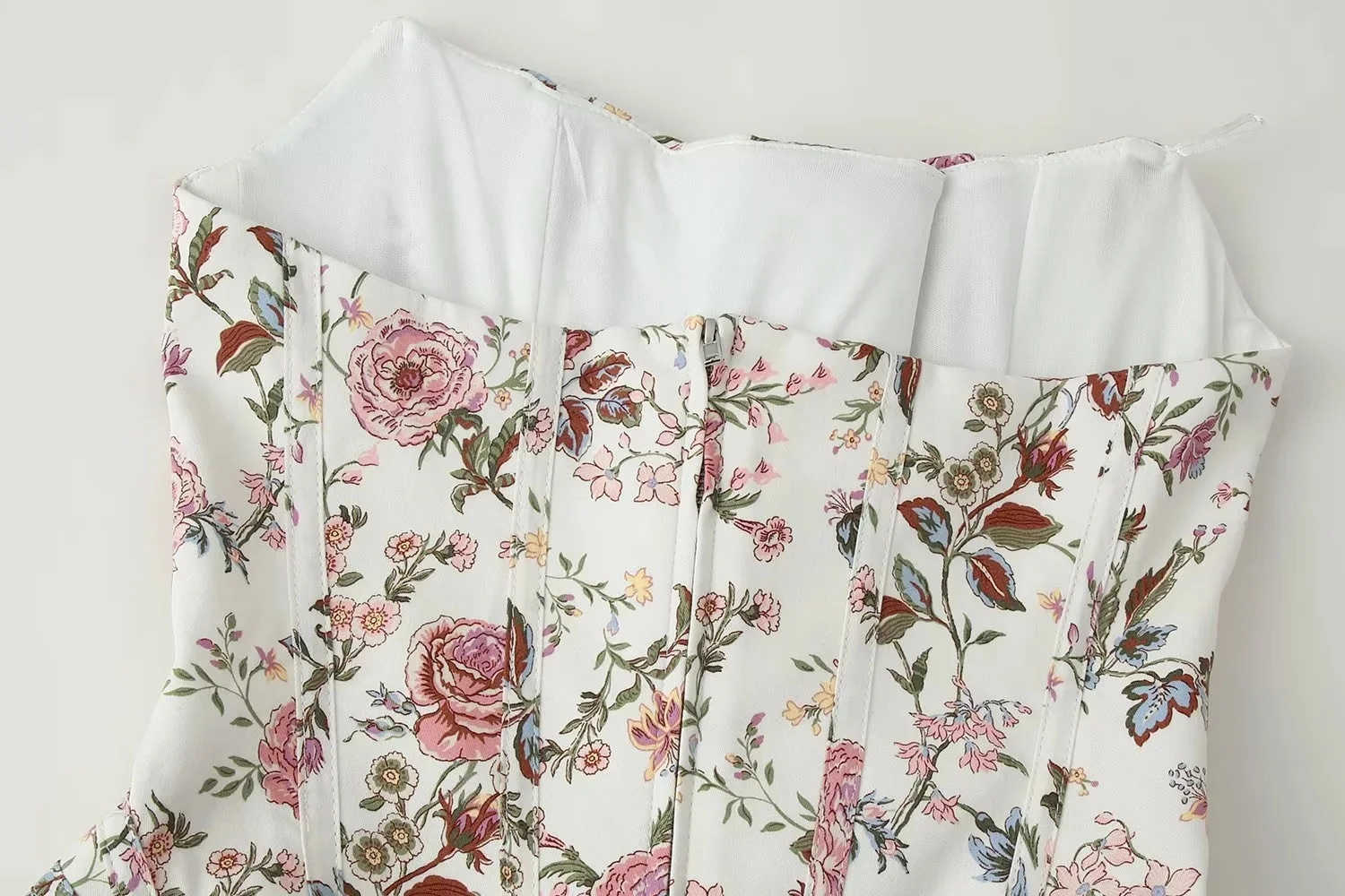 KONDALA High Street Chic Damen-Kleidanzug mit Spitzenmuster, Knotenknopf, Langarm-Oberteil, Trägerloses Kleid, Mode 2026 Sommer-Herbst-Anzug – Detail 19