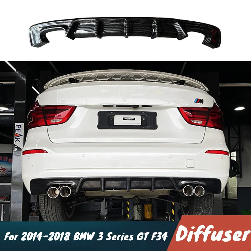 

For 2014-2018 BMW 3 Series GT F34 Ordinary Edition 4Door Car Rear Bumper Diffuser Body Kit Exterior Tuning Accessories Part